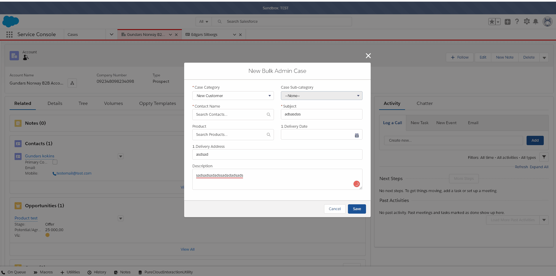 Purecloud plug-in in Salesforce makes opened windows to be closed.
